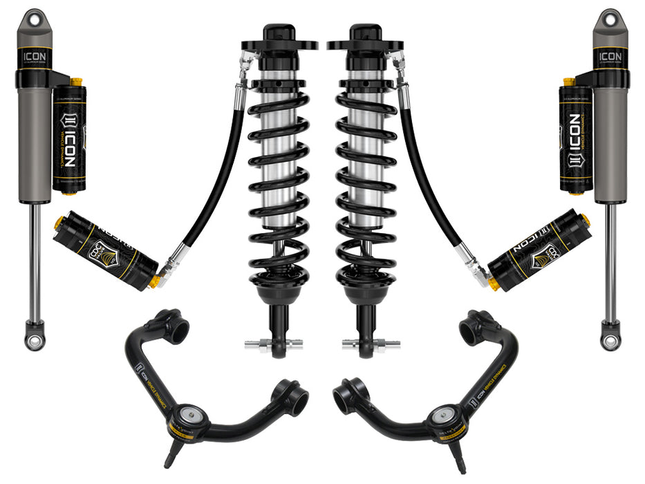 Icon 2021 Ford F150 2Wd 0-3" Lift Stage 5 Suspension System With Tubular Uca K93125T