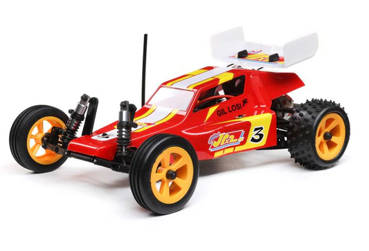Losi Rc Car 1/16 Fits Mini Jrx2 Brushed 2 Wheel Drive Buggy Rtr Red Los01020T1 LOS01020T1