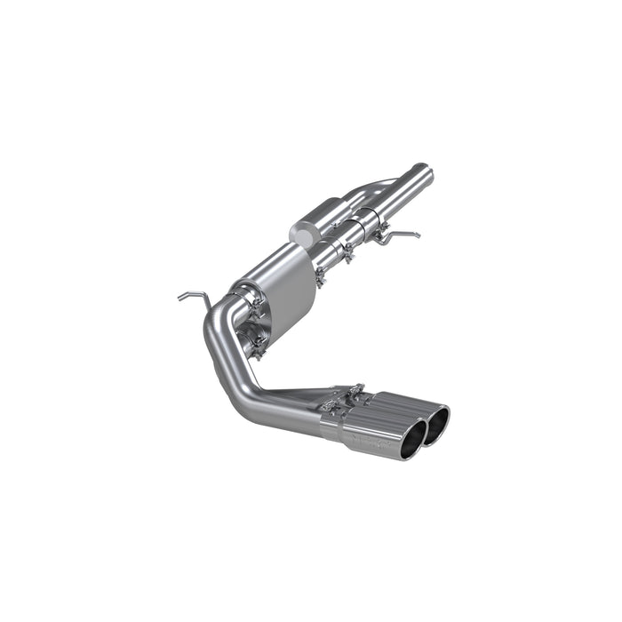 MBRP Exhaust 3in. Cat Back; Pre-Axle Dual Outlet; T304