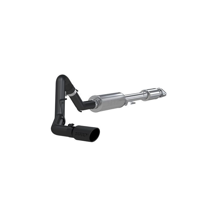 MBRP Exhaust 3in. Cat Back; Single Side Exit; Black