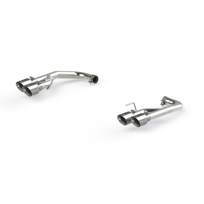 Mbrp Exhaust 2.5In. Axle Back; With Quad 4In. Dual Wall Tips; Non Active Exhaust; T304 S7211304
