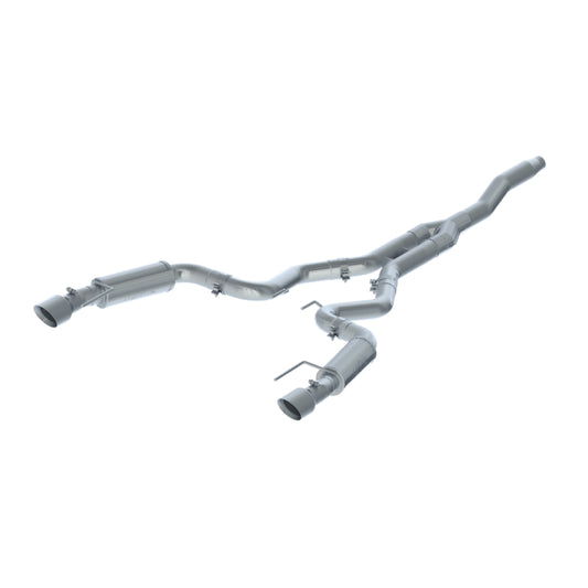 Mbrp Exhaust 3In. Cat Back; Dual Split Rear; Street Version; 4.5In. Tips; T409 S7274409