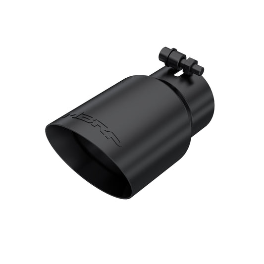 Mbrp Exhaust T5122Blk Tip; 4In. O.D.; Dual Wall Angled; 3In. Inlet; 8In. Length. T5122BLK