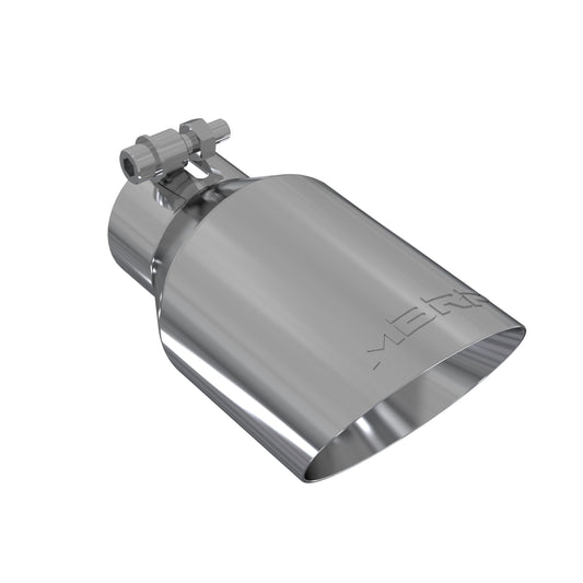 Mbrp Exhaust Tip; 4In. O.D.; Dual Wall Angled; 2In. Inlet; 8In. Length; T304. T5123