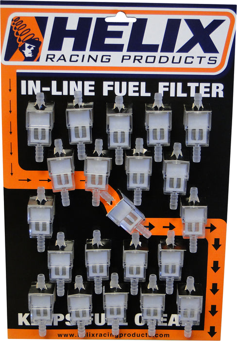 Helix 1/4" Fuel Filters 21/Pk W/Display Card 118-9210