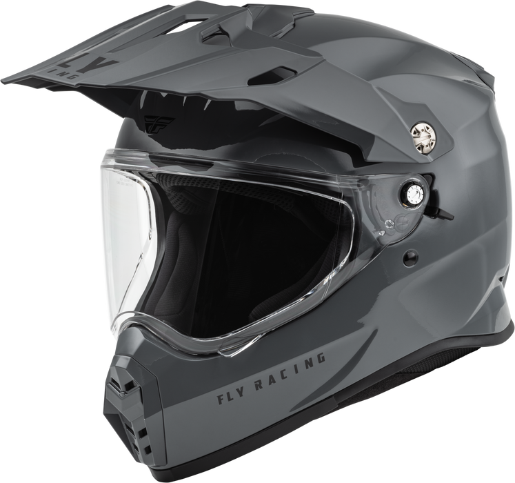 Fly Racing Trekker Solid Helmet Grey Xs 73-7020Xs F73-7020XS