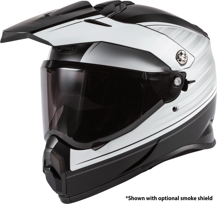 Gmax At-21 Adventure Raley Helmet Matte Black/White Xs G1211073