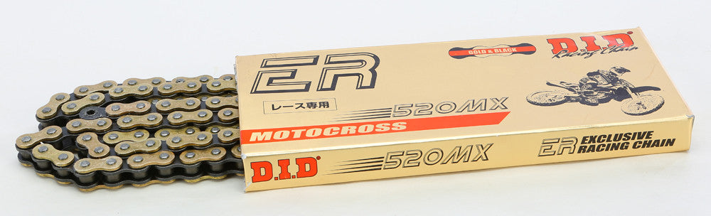 D.I.D. 520Mxx112Rb D.I.D Hi-Performance 520Mx-112 Racing Chain Gold 520MXX112RB