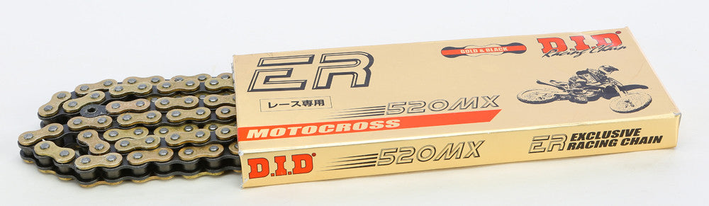 D.I.D. D.I.D Hi-Performance 520Mx-114 Racing Chain (Gold) (520Mx-114) 690-40114 520MXX114RB