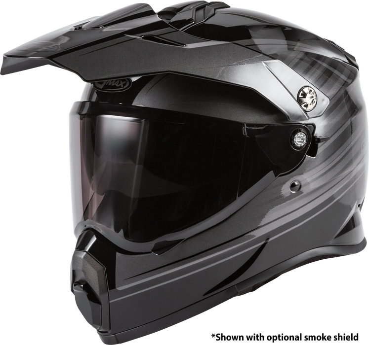 Gmax At-21 Adventure Raley Helmet Black/Grey Md G1211025