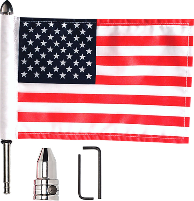 Pro Pad Usa 6X9 Flag And Mount For 1/2" Round Bar RFM-FXD3