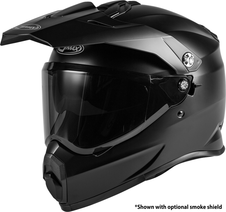 Gmax At-21 Adventure Helmet Matte Black Md G1210075