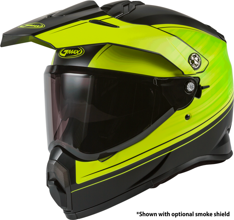 Gmax At-21 Adventure Raley Helmet Matte Black/Hi-Vis Xs G1211743