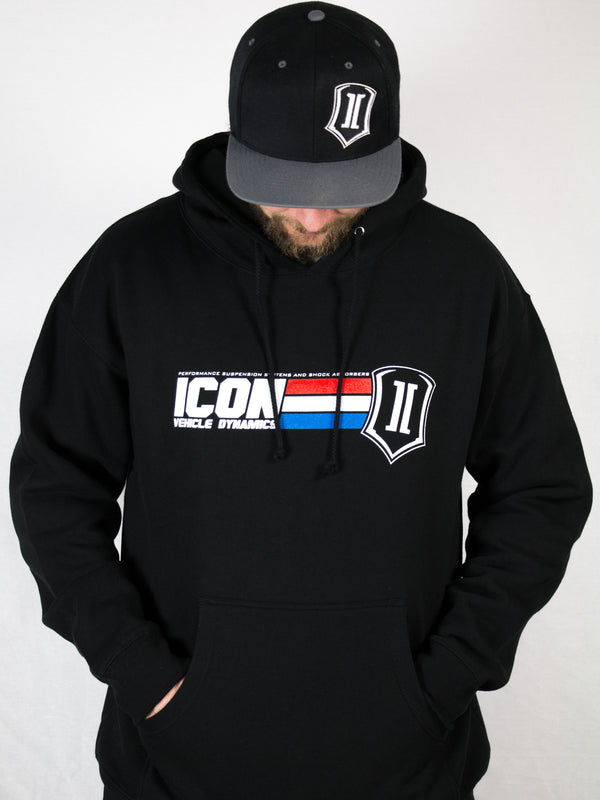 Icon Gi Hoody Black Size Medium ICON-HOODY-GI-BLK-M