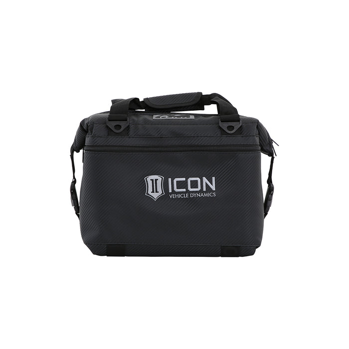 Icon 12Pk Carbon Ao Cooler With Standard Logo ICON-2142-STL-BL/CB-12PK