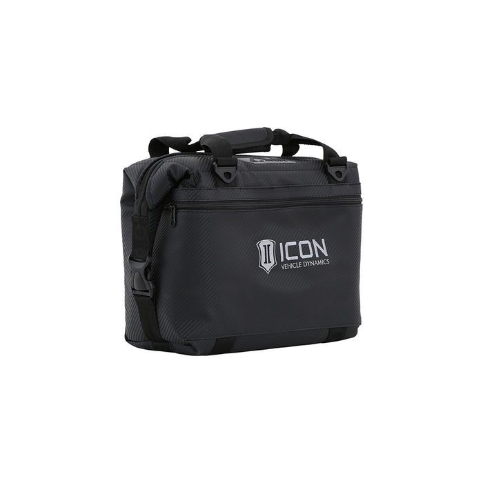 Icon 12Pk Carbon Ao Cooler With Standard Logo ICON-2142-STL-BL/CB-12PK
