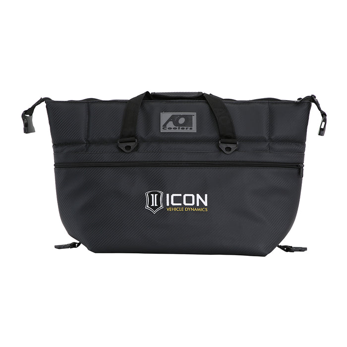 Icon 24Pk Carbon Ao Cooler With Standard Logo ICON-2142-STL-BL/CB-24PK