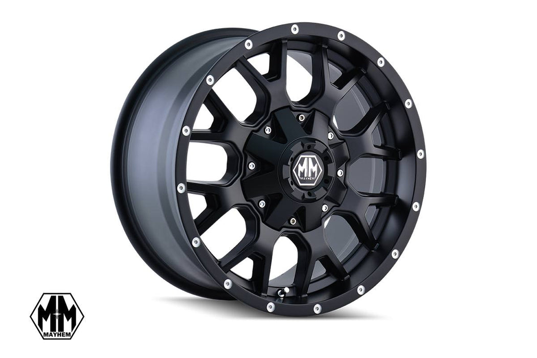 Rough Country 8015-7937Mb18 Mayhem Warrior Wheel, 17X9 (6X135 6X139.7) 8015-7937MB18