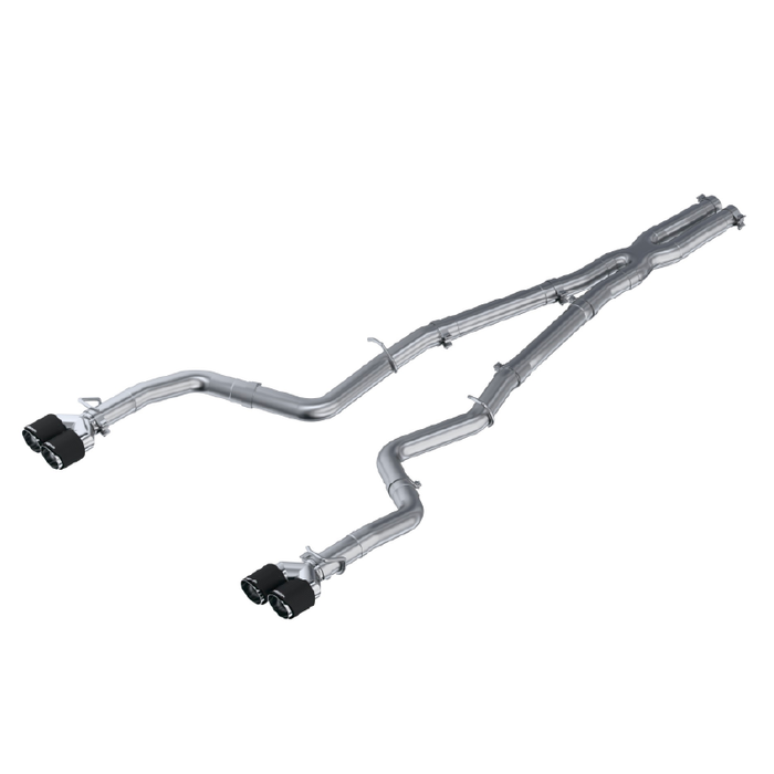 MBRP Exhaust 3in. Cat Back; Dual Rear; Quad Tips