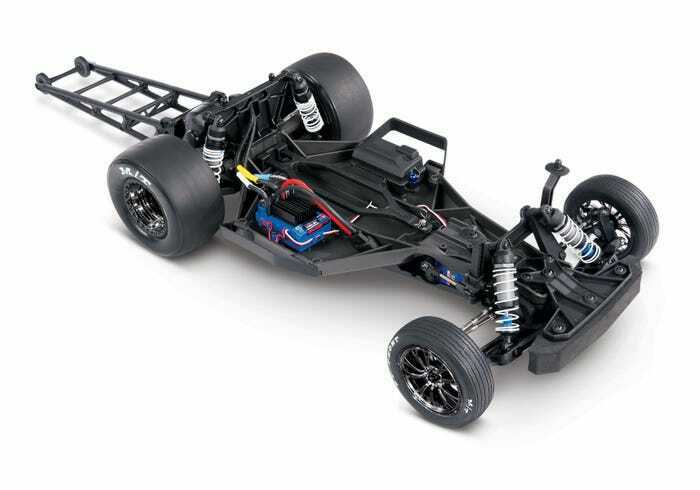 Traxxas 1/10 Scale Drag Slash, White, Fully Assembled, Ready-To-Race� With Tqi� 2.4Ghz Radio System, Stability Management�, And Velineon Brushless Power System 94076-4-WHT