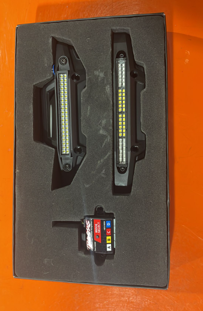 Traxxas Open Box Maxx 4S Complete Led Head & Tail Light Kit, Bumpers & Hv Amplifier 8990